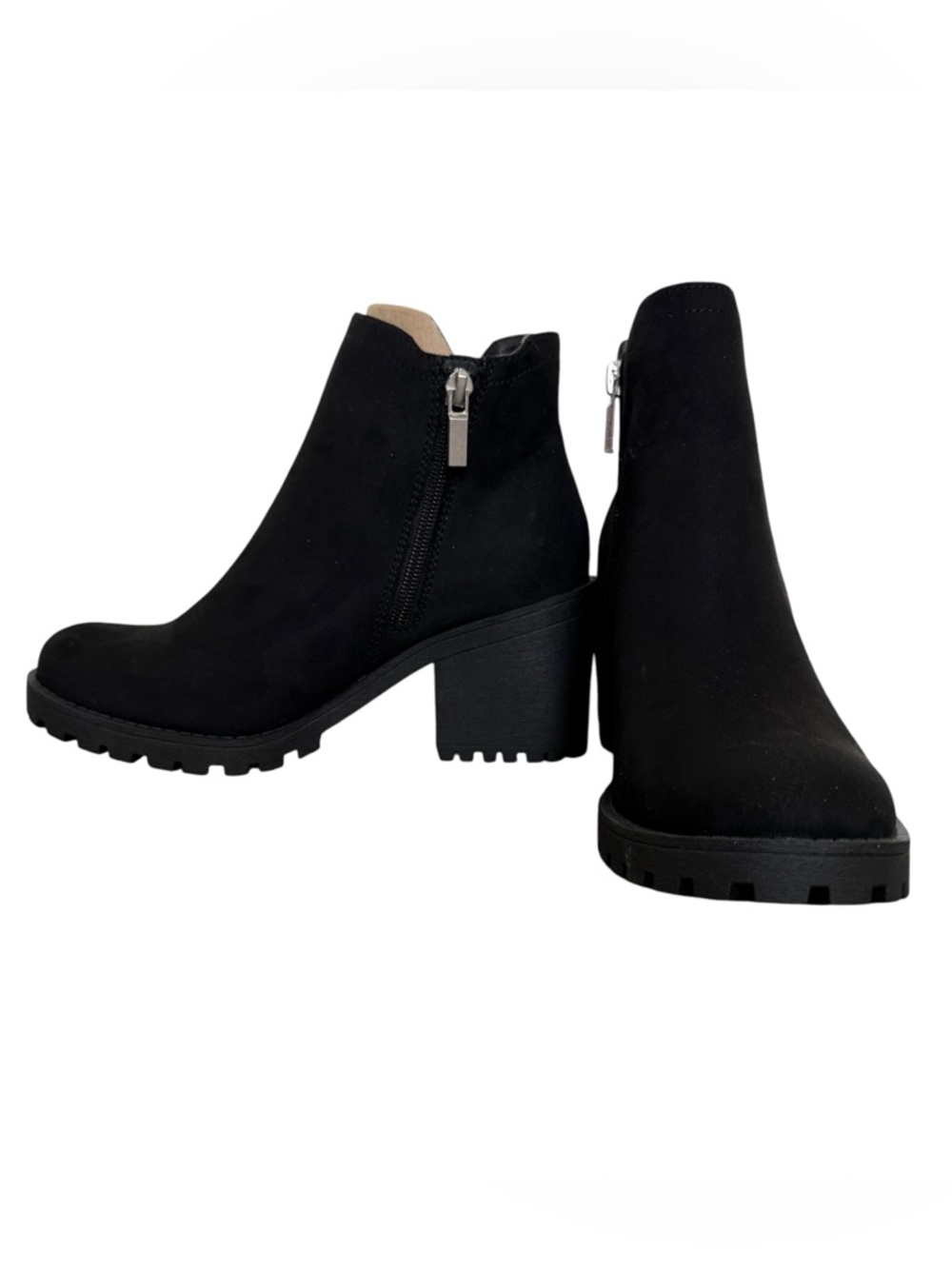 Wild Pair Women's Morghann Lug Sole Booties